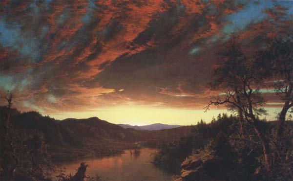 Frederic E.Church Twilight in the Wilderness china oil painting image